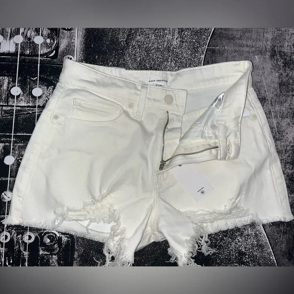 NWT Good American Denim Shorts